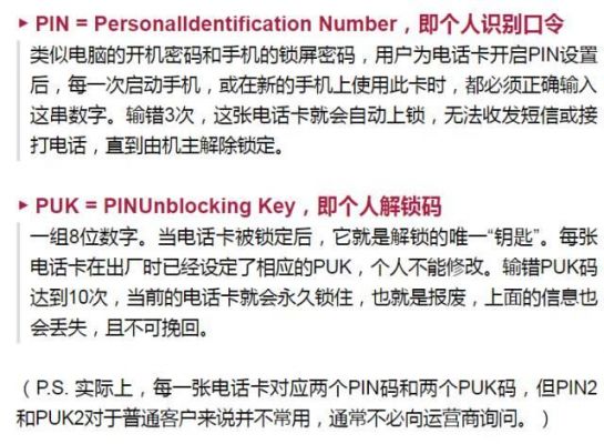 PUK码是什么意思?什么是puk码-图3 PUK码是什么意思?什么是puk码-图3