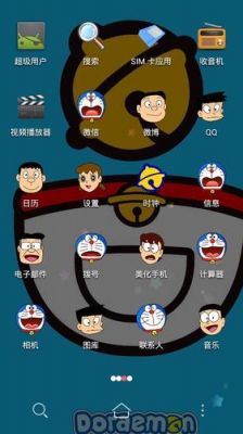 苹果手机怎么设置哆啦a梦主题？哆啦a梦背景图