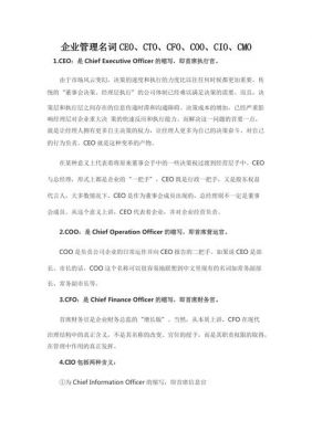 什么是CFO,CEO,CHO,CTO,CIO,CMO?cfo是什么意思-图3 什么是CFO,CEO,CHO,CTO,CIO,CMO?cfo是什么意思-图3