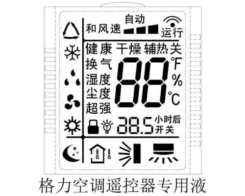 空调显示符号图案说明？格力空调图标