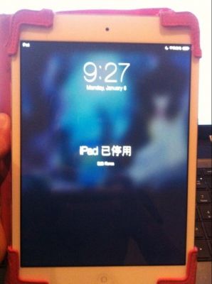 平板已停用不用电脑可以解决吗？ipad已停用如何恢复
