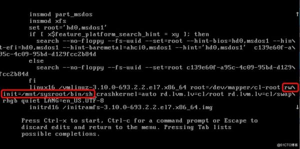 centos7.4单用户模式重置grub？centos 80 权限
