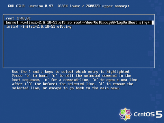 centos7.4单用户模式重置grub?centos 80 权限-图3 centos7.4单用户模式重置grub?centos 80 权限-图3