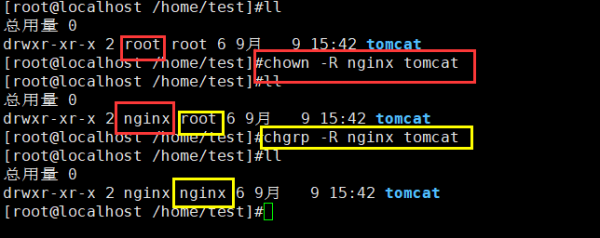 Linux中chown和chmod的区别和用法？linux 权限 chown