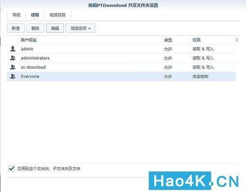 群晖文件夹权限怎么设置?活动目录权限管理-图2 群晖文件夹权限怎么设置?活动目录权限管理-图2
