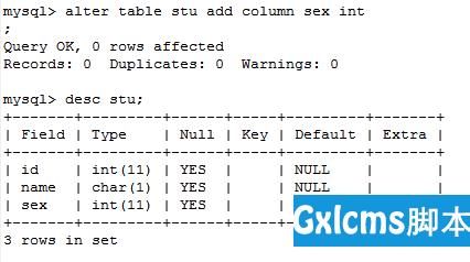 MySQL给字段添加注释？int.d脚本权限