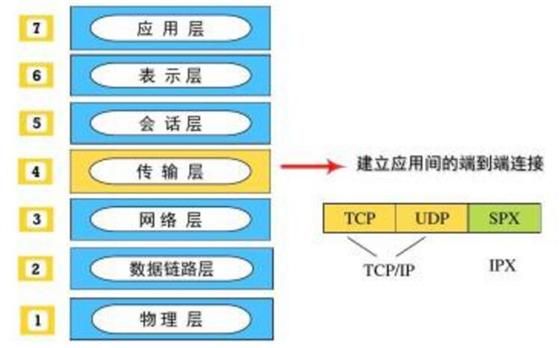 链路层与传输层的差别（链路层和传输层之间）