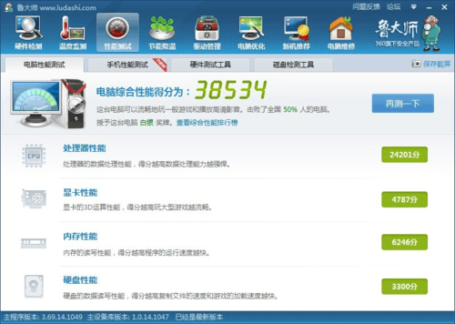 关于鲁大师跑分e470c的信息-图3 关于鲁大师跑分e470c的信息-图3
