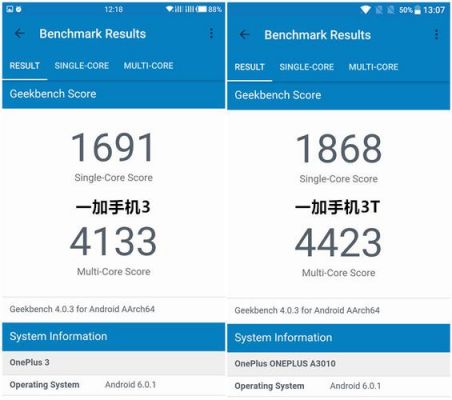 一加oneplus3t跑分的简单介绍