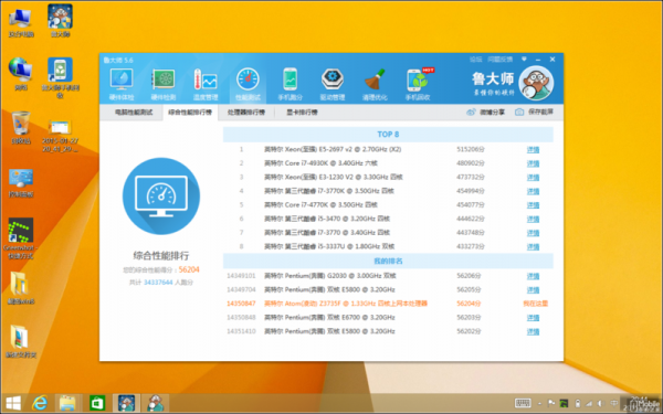 鲁大师电脑跑分2016的简单介绍