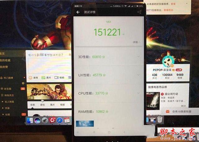 关于小米mix1超高跑分的信息-图3 关于小米mix1超高跑分的信息-图3