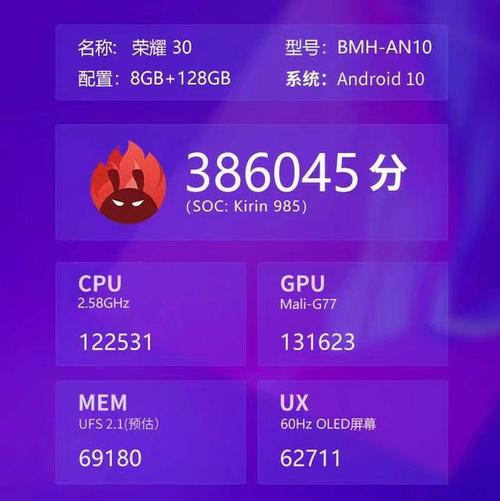 荣耀30青春跑分的简单介绍-图3 荣耀30青春跑分的简单介绍-图3