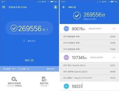 mix2新机跑分的简单介绍