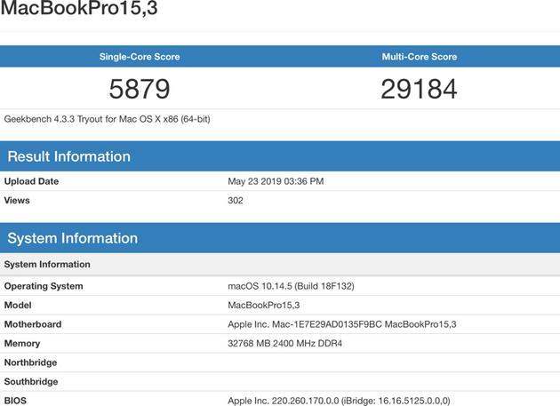 2018款macbookpro软件跑分的简单介绍-图3 2018款macbookpro软件跑分的简单介绍-图3