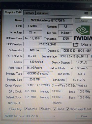 华硕gtx750ti跑分的简单介绍