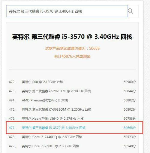 i53570跑分是多少的简单介绍