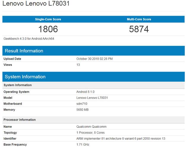 关于联想lenovoz5跑分的信息-图1 关于联想lenovoz5跑分的信息-图1