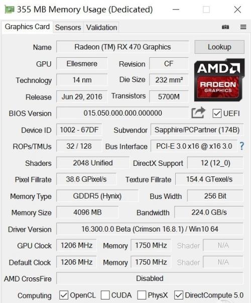rx470超白金跑分的简单介绍