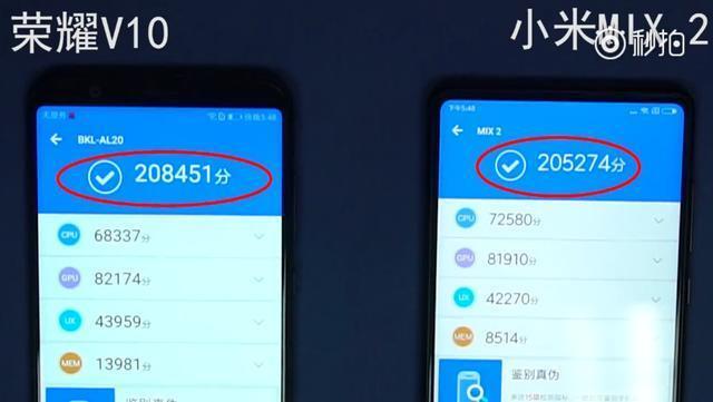 关于小米手机mix2跑分的信息