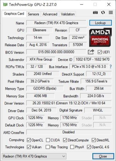 包含rx470跑分13w的词条-图3 包含rx470跑分13w的词条-图3