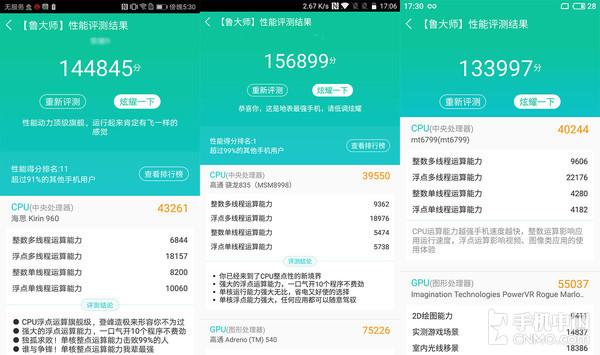 关于x30和835跑分的信息