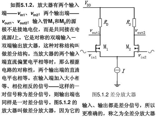 差分放大电路传输特性（差分放大电路基本特点）