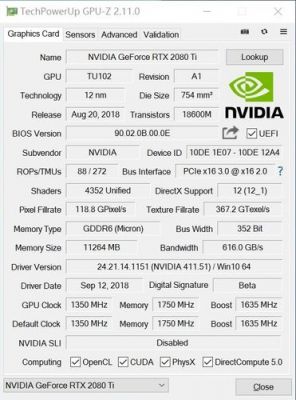 2080ti的显卡跑分的简单介绍