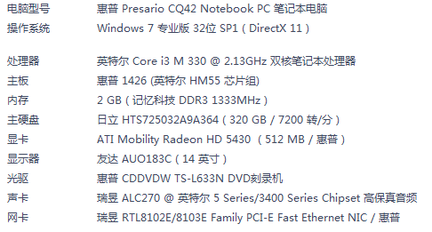 包含hpcq42跑分的词条