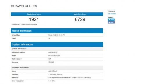 关于p20progeekbench跑分的信息-图3 关于p20progeekbench跑分的信息-图3