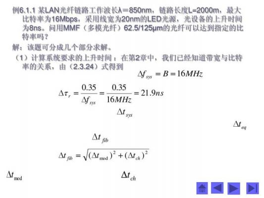 脉冲展宽与传输速率(脉冲展宽与带宽的关系)-图3 脉冲展宽与传输速率(脉冲展宽与带宽的关系)-图3