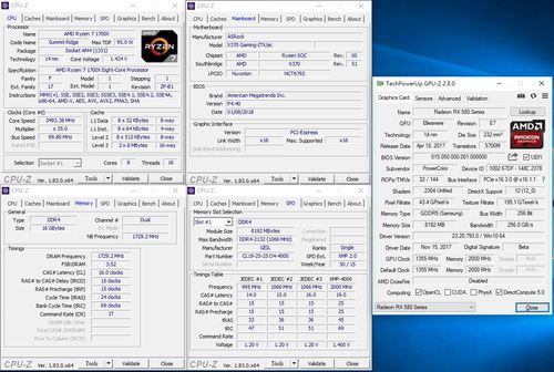 关于ryzen71700跑分的信息