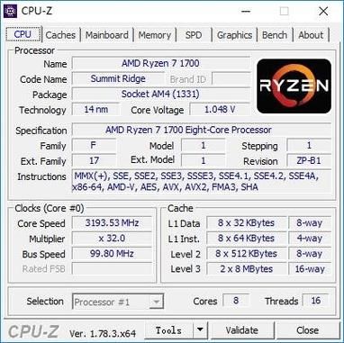 关于ryzen71700跑分的信息-图2 关于ryzen71700跑分的信息-图2