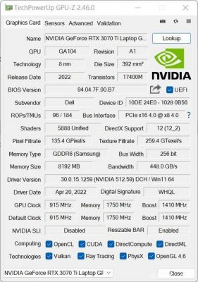 关于戴尔游匣显卡跑分的信息-图3 关于戴尔游匣显卡跑分的信息-图3
