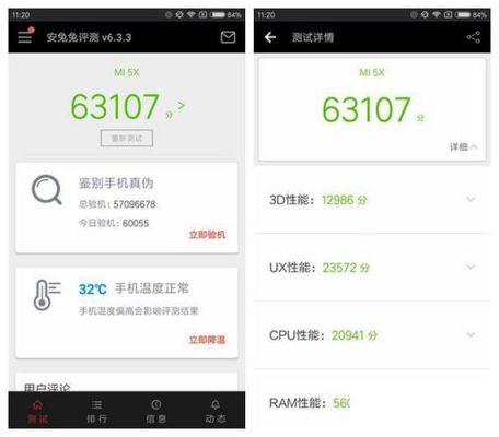 小米5x评测跑分的简单介绍