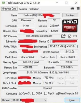关于rx470d跑分多少的信息