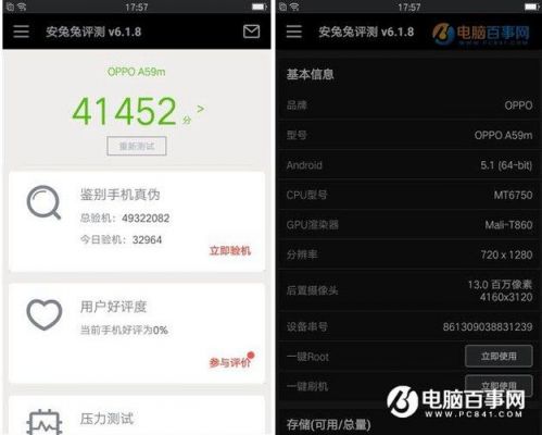 oppoa59安兔兔跑分的简单介绍