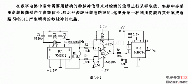 秒脉冲信号串口传输(秒脉冲电路)-图2 秒脉冲信号串口传输(秒脉冲电路)-图2