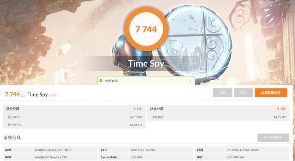 关于1080ti和1080跑分的信息-图2 关于1080ti和1080跑分的信息-图2