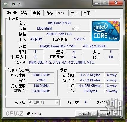 关于i7930跑分的信息