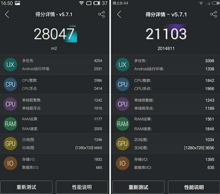 包含魅蓝新增顶配跑分的词条