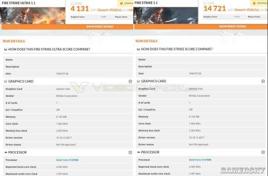 包含3dmark1070跑分的词条