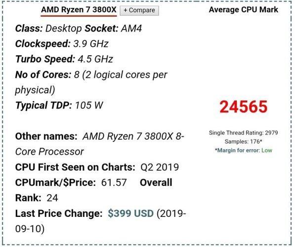 关于锐龙3500跑分的信息-图3 关于锐龙3500跑分的信息-图3