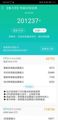 关于华为p20在哪跑分的信息