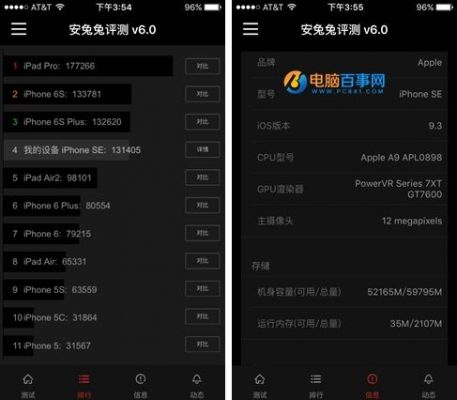 iphonese3d跑分的简单介绍