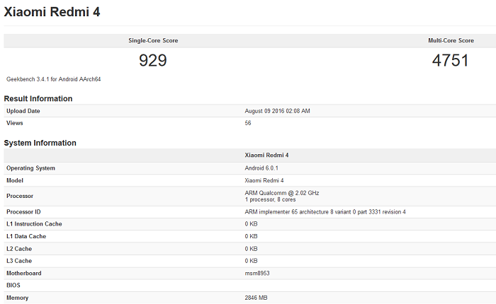 geekbench4跑分625的简单介绍