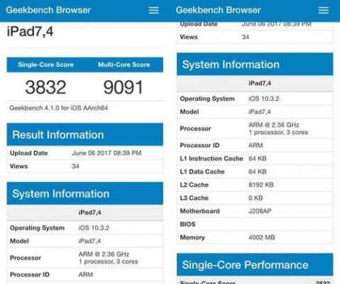 包含A10x跑分geekbench的词条