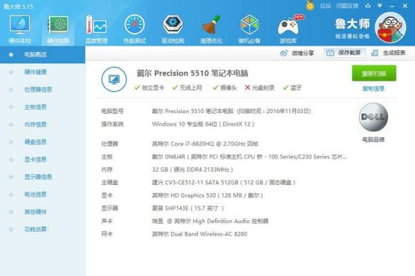 关于戴尔m5510跑分的信息