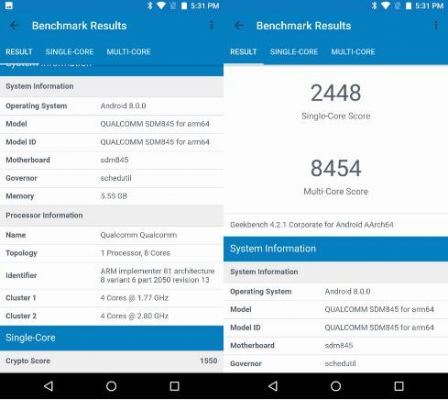 关于骁龙845哪个跑分最高的信息-图3 关于骁龙845哪个跑分最高的信息-图3