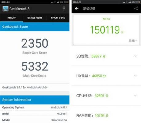 关于小米5s如何跑分的信息-图2 关于小米5s如何跑分的信息-图2