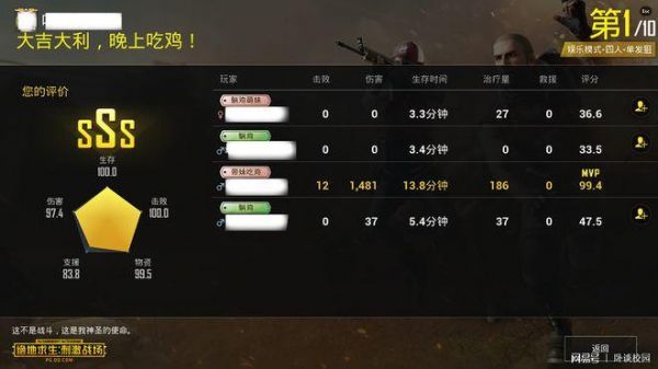 包含测试绝地求生跑分的词条